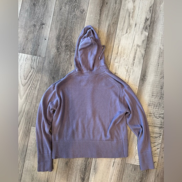 Lululemon double knitted hooded sweater purple small - Picture 2 of 4